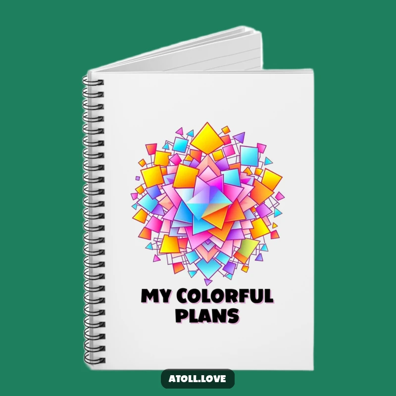 Funny Gradient Network Notebook - Journal Your Ideas in Technicolor