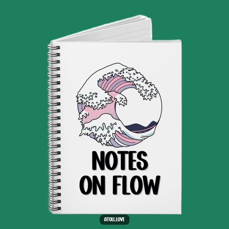 Funny Wave Architecture Notebook - Sketch Your Ideas with Fluidity & Structure