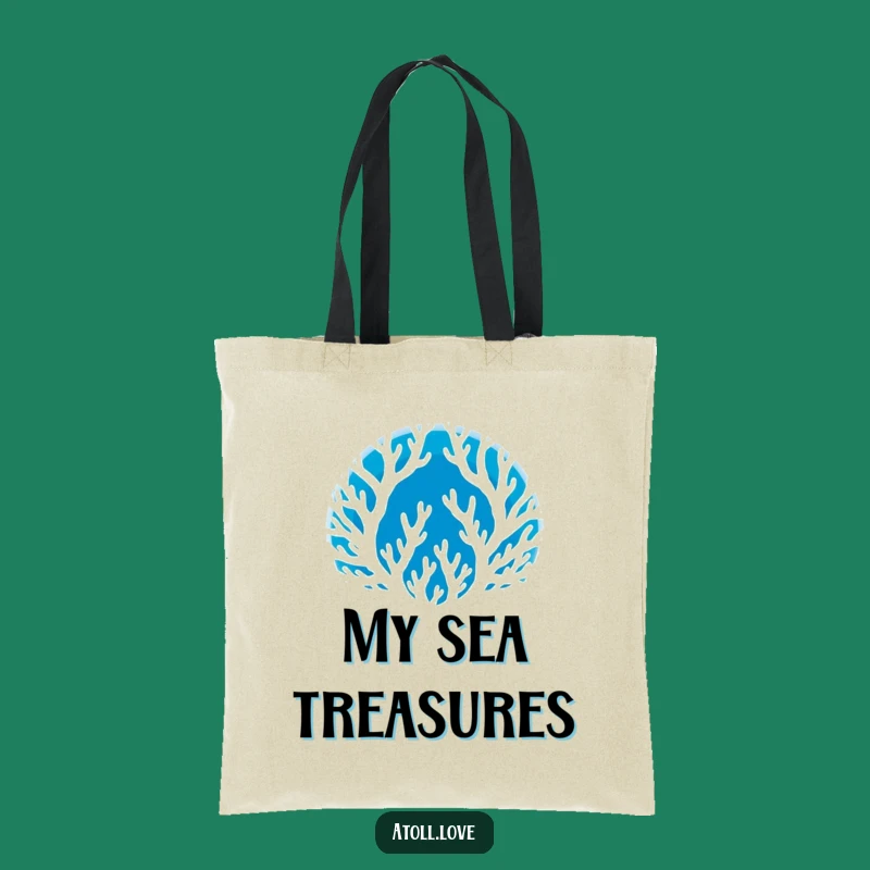 Funny Coral Tote Bag: Ocean Art, Practical Funny Gift for Everyday Adventures